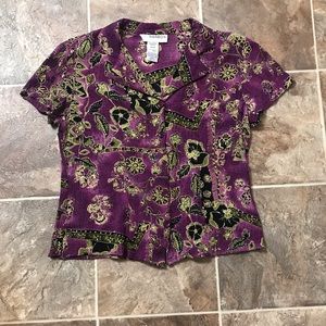 Vintage button up blouse